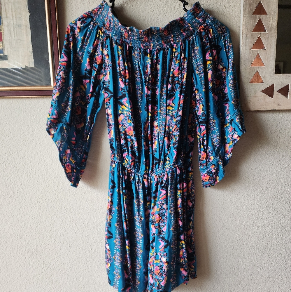 Floral Bell Sleeve Romper